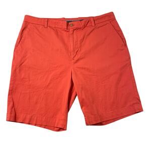 MADE Cam Newton Shorts‎ Men's Fits 37 (38 Tag) Stretch Chinos Persimmon Orange